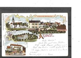 ZH Gruss aus Aeugst 1903 (Litho)