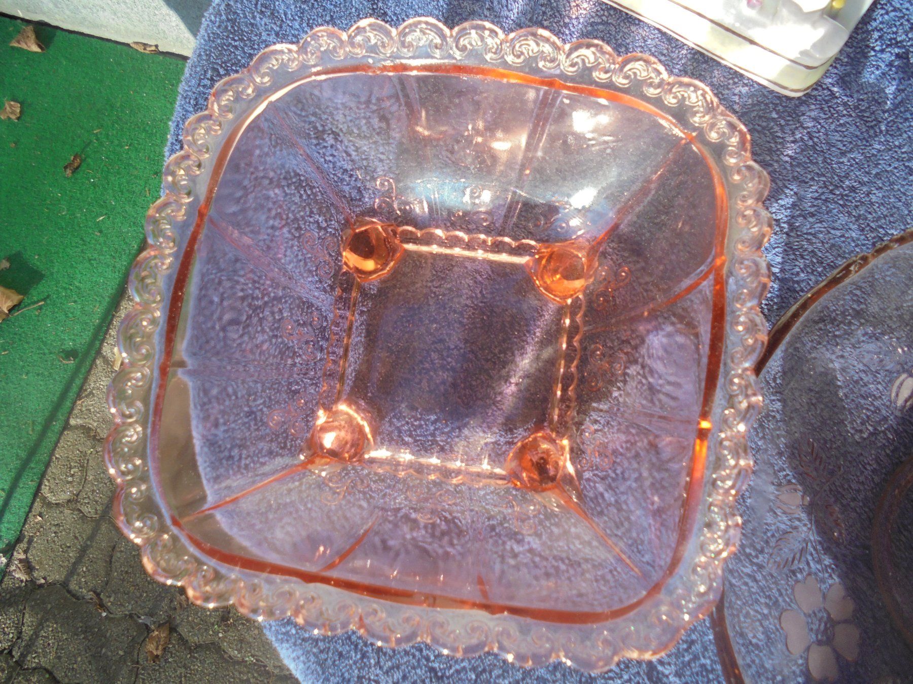 Ciotole: 2 alte Glasschüssel ca. 1950 – Usato da Camorino venduto da Hunpete 3