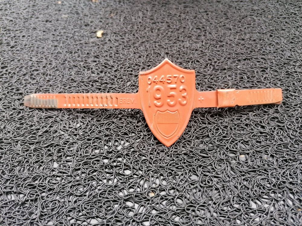 numerschild farrader Waadt plaque canton de Vaud vélo 1953 Kaufen auf