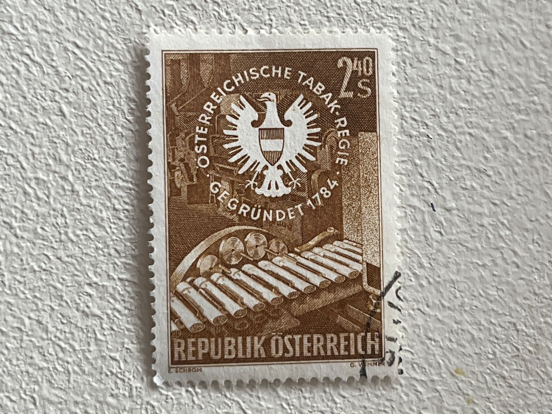 Alle Briefmarken: Österreich Briefmarke – Gebraucht aus Chiasso von AzenYa