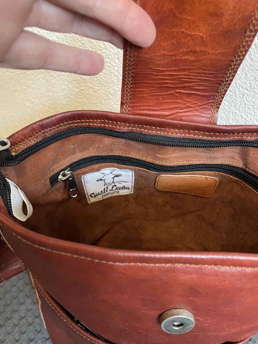 Borse: Leder Tasche Gusti Braun – Nuovo (secondo la descrizione) da Solothurn venduto da joodie12 4