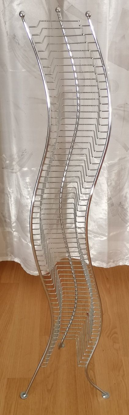 Sonstiges Zubehör: CD Rack aus Chrom – Gebraucht aus Wädenswil von bas_yfh5