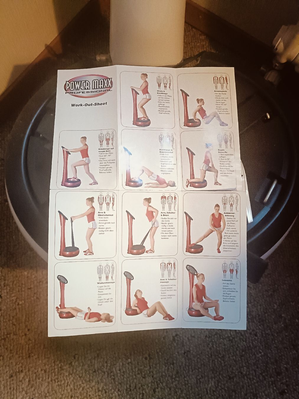 Hometrainer: Power Maxx Profesional - Vibrationsplatte – Usato da Schliern b. Köniz venduto da SecondHandJosh 6