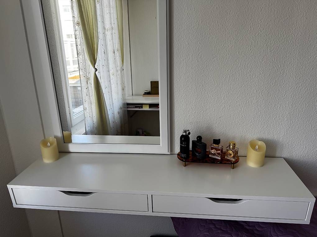 Ikea Tavoli da trucco: Coiffeuse IKEA avec miroir – Nuovo (secondo la descrizione) da Carouge GE venduto da cha_5mk7