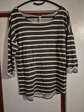 H&M Divided Shirt, Gr. M, gestreift, 3/4 Arm, lässig