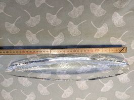 Glasschale Glasi Hergiswil länglich 35 cm sehr guter Zustand