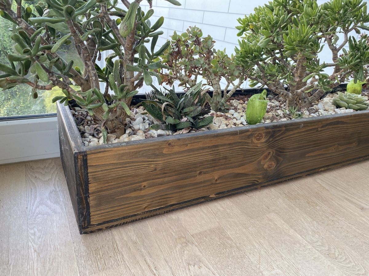 Pots de fleurs: Pflanztrog aus Holz – D'occasion à Richterswil par LufliDay 1