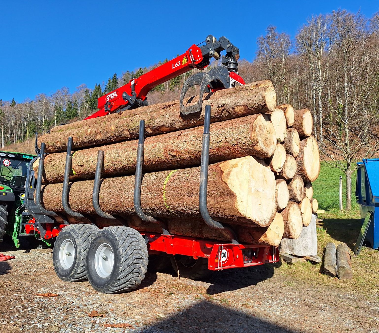 Rimorchi: Stepa Rückewagen Forstanhänger – Usato da Brünisried venduto da puerrop 8