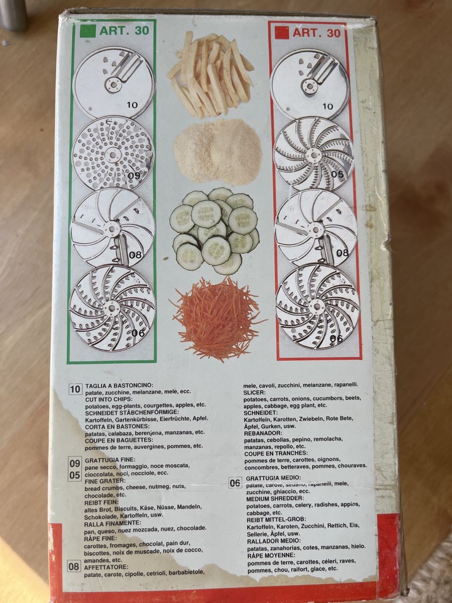 Elettrodomestici da cucina: Super Shred Vintage-Schneidemaschine – Nuovo e nell'imballaggio originale da Zürich venduto da BBET2025 3