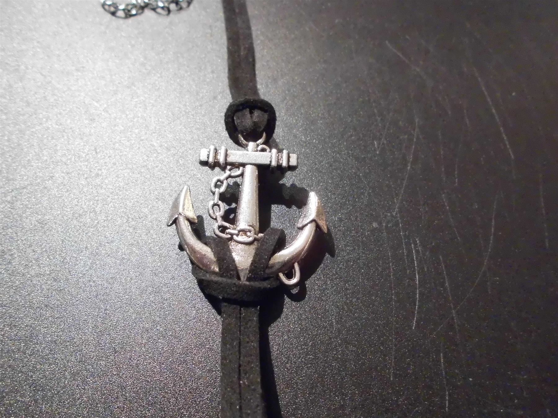 Bracelets: Armband schwarz mit Anker – Neuf avec emballage d'origine à Zürich par abraxas1291 1