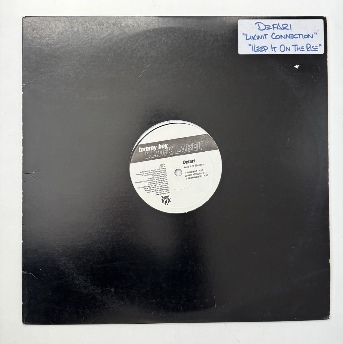 Dischi in vinile: Defari - Likwit Connection / Keep It On The Rise 12" VG+ – Usato da Neuchâtel venduto da Deivid2