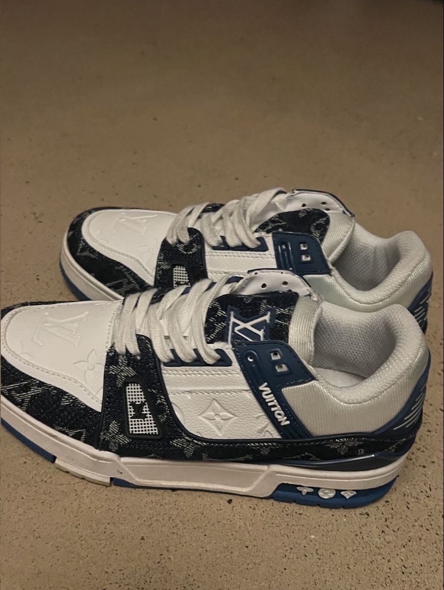 Louis Vuitton Scarpe da uomo: Louis Vuitton Sneaker Trainer blau weiss – Usato da Gossau SG venduto da eor_9jvs 1
