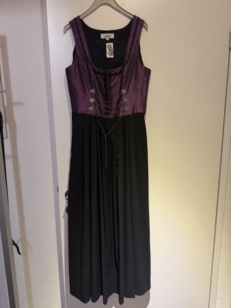Schönes Dirndl von Landhaus Gr. 38 Violett/Schwarz
