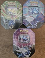 box metal complet pokemon FR Ex Xerneas Kyogre Dialga scellé