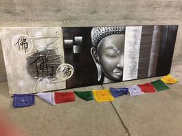 Grande quadro su tela tema tibetano Lipo