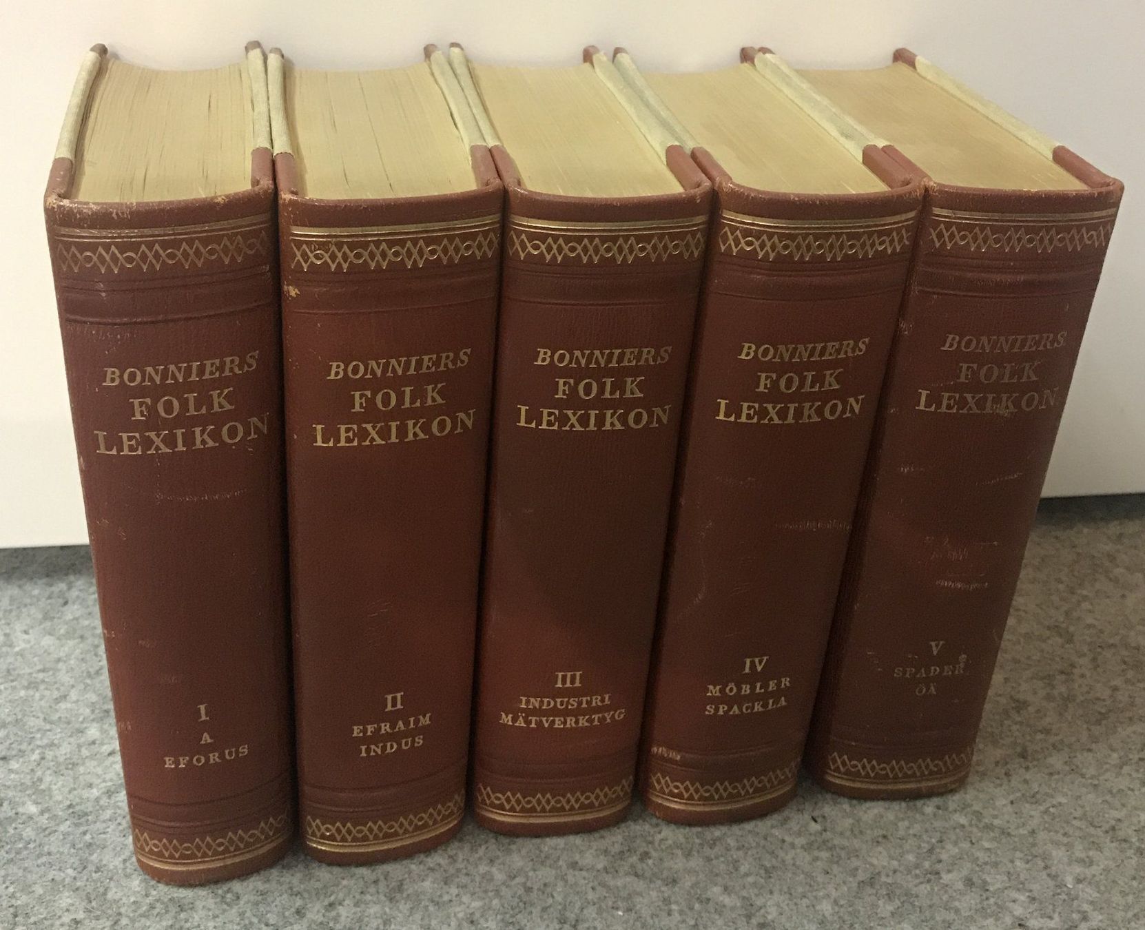 Livres: Bonniers Folk Lexikon – D'occasion à Guntershausen par Gloominati
