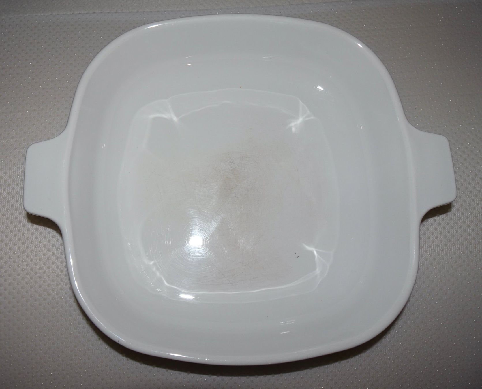 Piatti di portata: Plat à Gratin Carré Blanc - Corning Ware – Usato da Châtelaine venduto da fil_7lqg