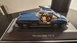 Mercedes Benz 300 SL Schuco 1:43 blau