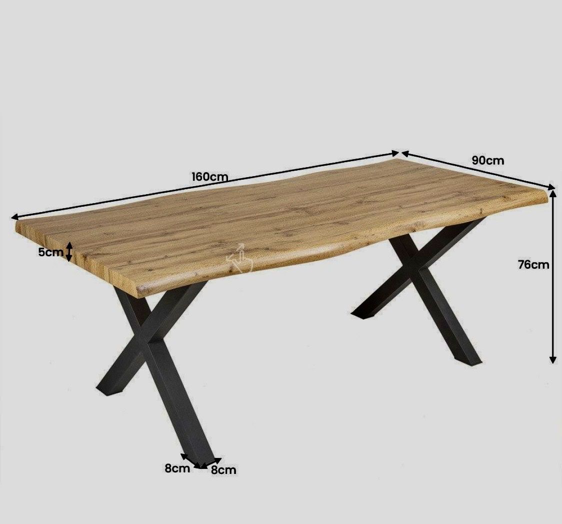 Tavoli: Schöner Esstisch 160x80 – Nuovo (secondo la descrizione) da Burgdorf venduto da jan_z8ty 2