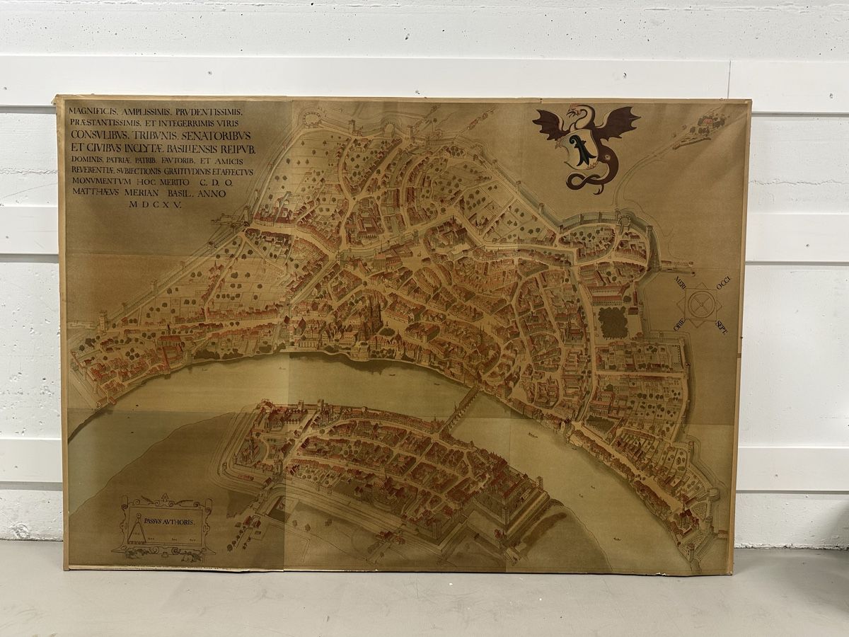 Foto & Immagini: Stadtplan Basel 1615 – Usato da Reinach BL venduto da Y.H.33