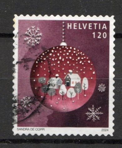 Tous les timbres: 2024  Sondermarken Weihnachten -  Weihnachtskugel – D'occasion à Schaffhausen par poststamp