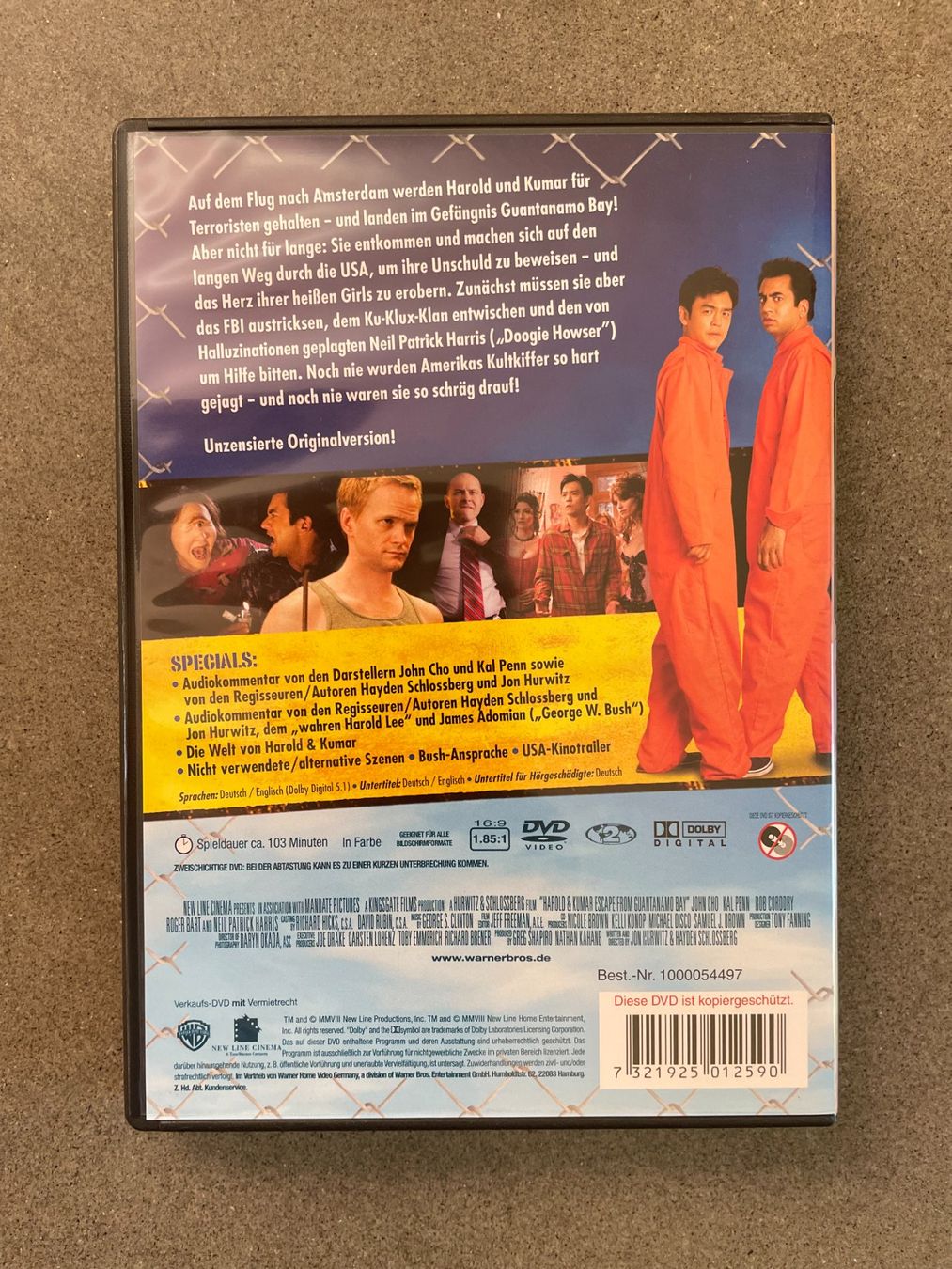 Tutti i DVDs: DVD Harold & Kumar Flucht aus Guantanamo – Usato da Zofingen venduto da angito 2