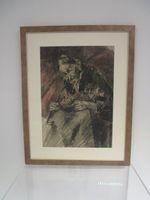 Stadlin Maria 1897-1973 - Luzerner Künstlerin - alte Frau