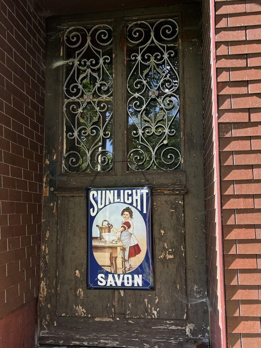 Sunlight Schilder: Emailschild Sunlight-Savon gross 60 x 40 cm – Gebraucht aus Wiesenberg von swissantik 6