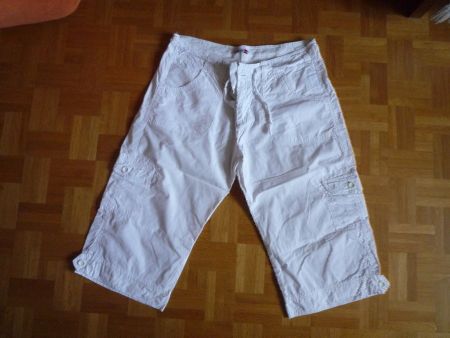 Sommer Hose, weiss, 3/4