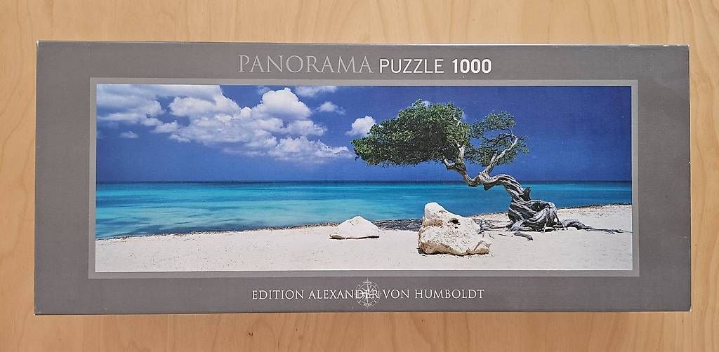 Puzzles: Puzzle Strand mit Baum 1000 Teile – Gebraucht aus Zürich von MarkoS.