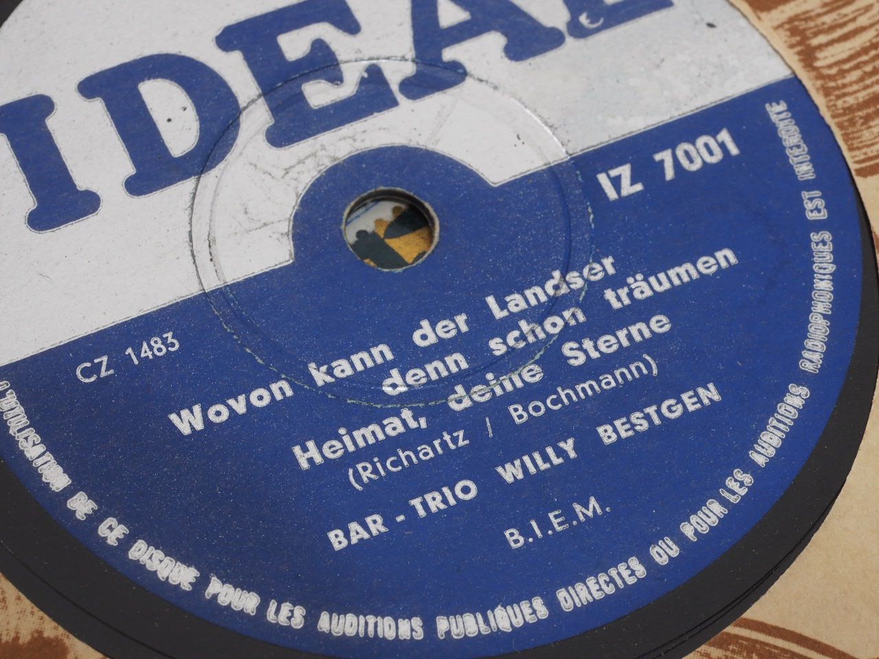 Schallplatten: DISQUES 78 TOURS – Gebraucht aus Lausanne von Leag 2
