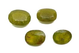 4x Vésuvianites (Idocrases) 30.72 ct - Valeur 750.- Fr