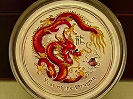 🐉Drachen Silbermünze 1/2oz *2012* Year of the Dragon