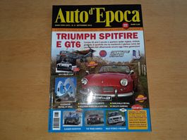 Auto d'Epoca Magazin 09/2012 Triumph Spitfire & GT6