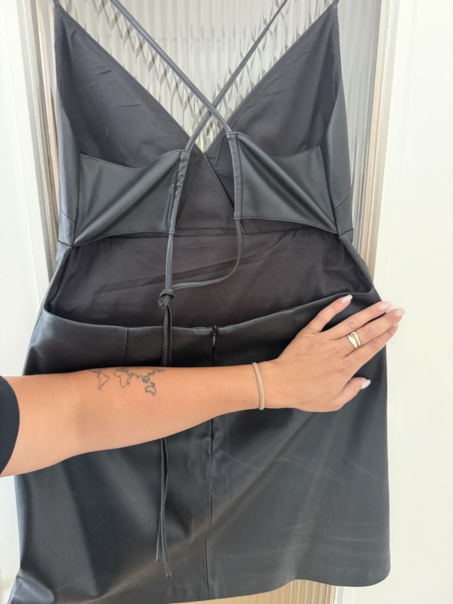 Mango Vestiti: Kleid Kunstleder schwarz Grösse L – Usato da Zumikon venduto da naiischoen 2