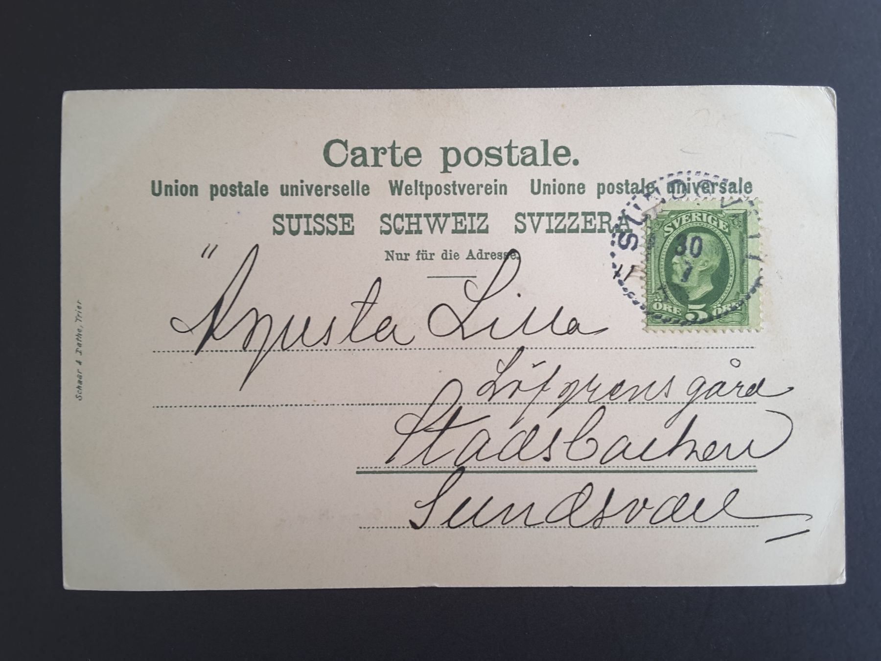 Cartoline postali: AK BE Grimselhospiz,Postkutschenverkehr – Usato da Reichenburg venduto da Pipo-67 1