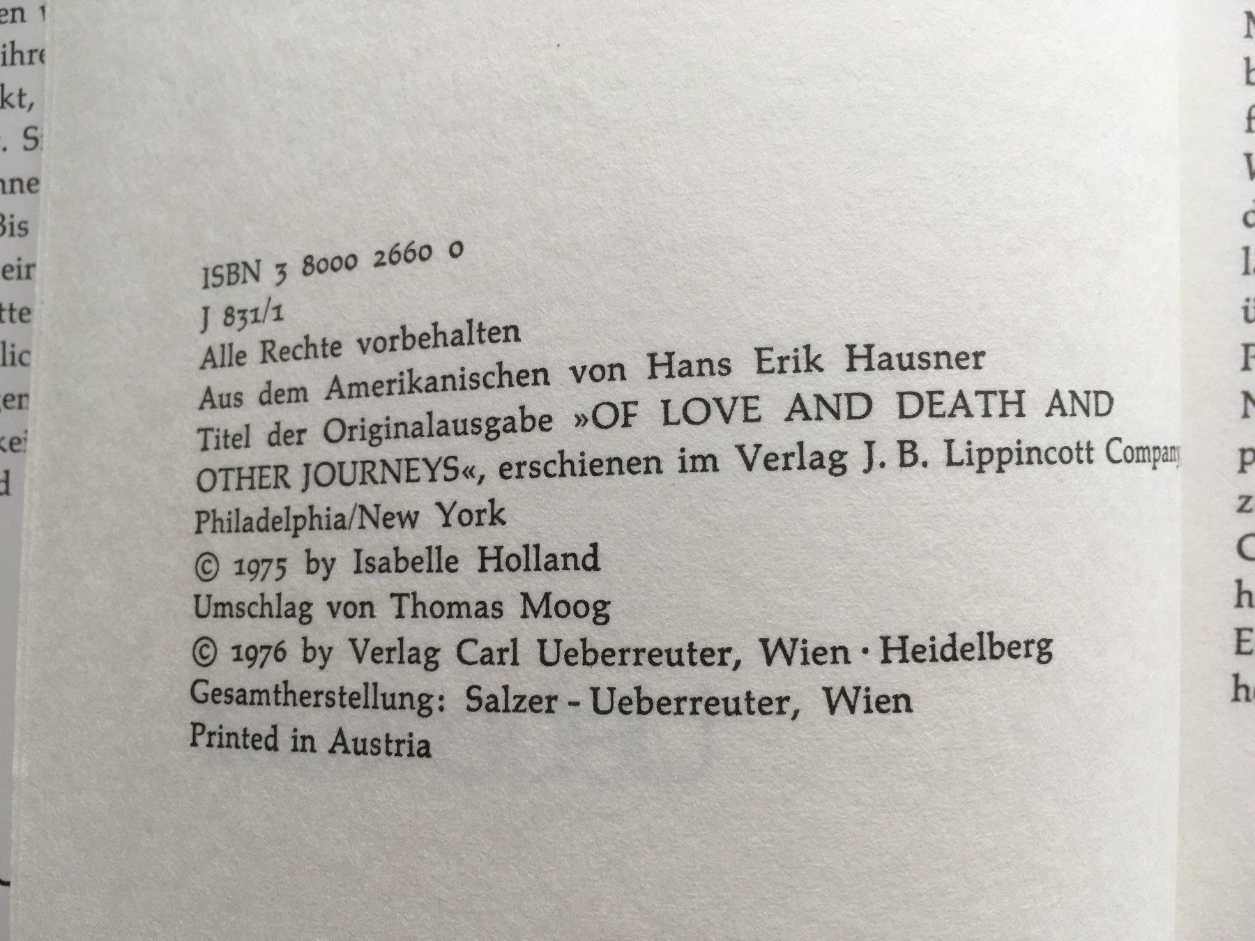 Bücher: Sommer in Perugia - Isabelle Holland – Gebraucht aus Grenchen von Kogi7 3