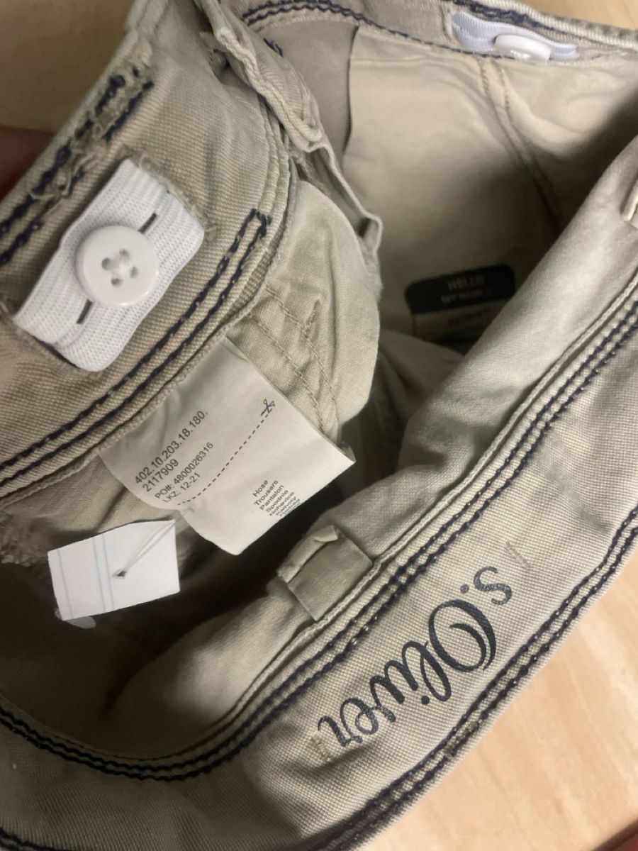 S.Oliver Pantaloni: S.Oliver Bermuda kurz Gr. 152 beige Cargoshorts – Usato da Obergerlafingen venduto da cabo4 2