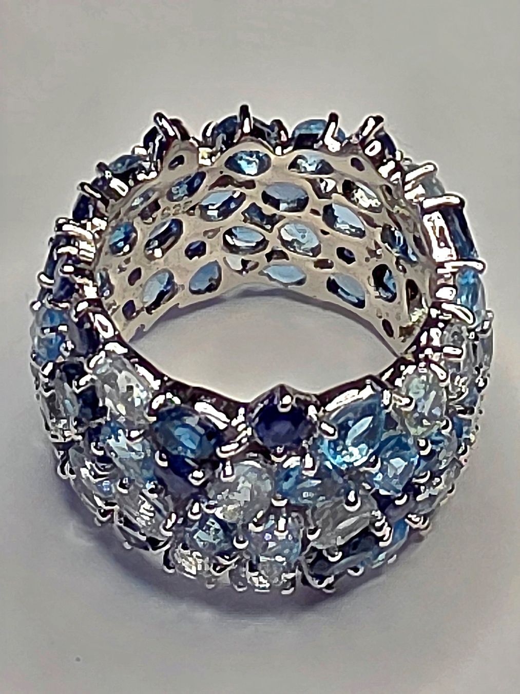 Bagues: Blau Safir mit Topas Ring – Neuf (Voir description) à Zürich par adriben 5