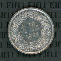 CHF___1.00 1991 -vz 1 Franken