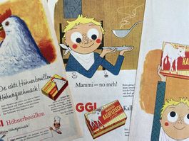 Maggi - 3 alte Werbungen / Anciennes publicités 1954/56