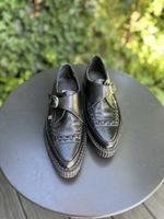 T.U.K. HERREN / UNISEX CREEPERS Gr. 42 (Schwarz - Pointed To