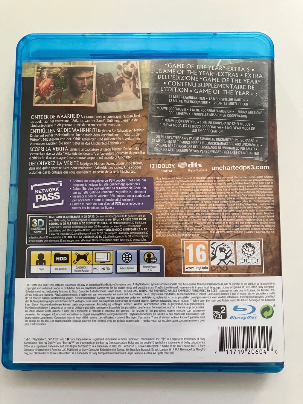 Sony Spiele: PS3 - Uncharted 3 -Drake's Deception – Gebraucht aus Arbon von Sugofresser 1