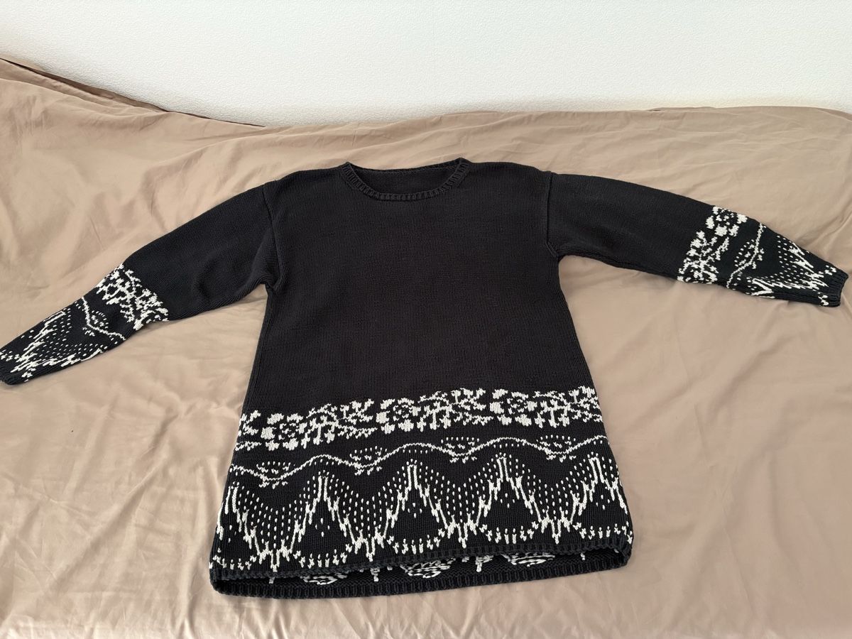 Maglioni & Felpe: Einzigartige Sweater Strickkleid, handgefertigt, mit Muster – Nuovo (secondo la descrizione) da Basel venduto da ann_7w6q 2