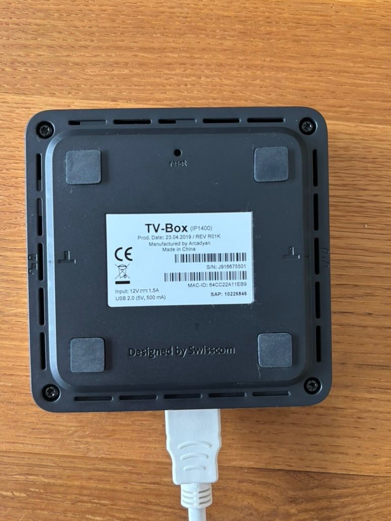 Swisscom Lecteur multimedia & Streamer: TV box Swisscom – D'occasion à Fully par def_d5vj 1