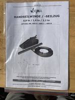 Neuwertiger Habegger Seilzug Hit 32 mit zwei Seilen