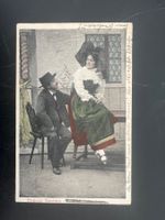 Postkartet 1917 Elsässer Tracht cololiert    (V899)