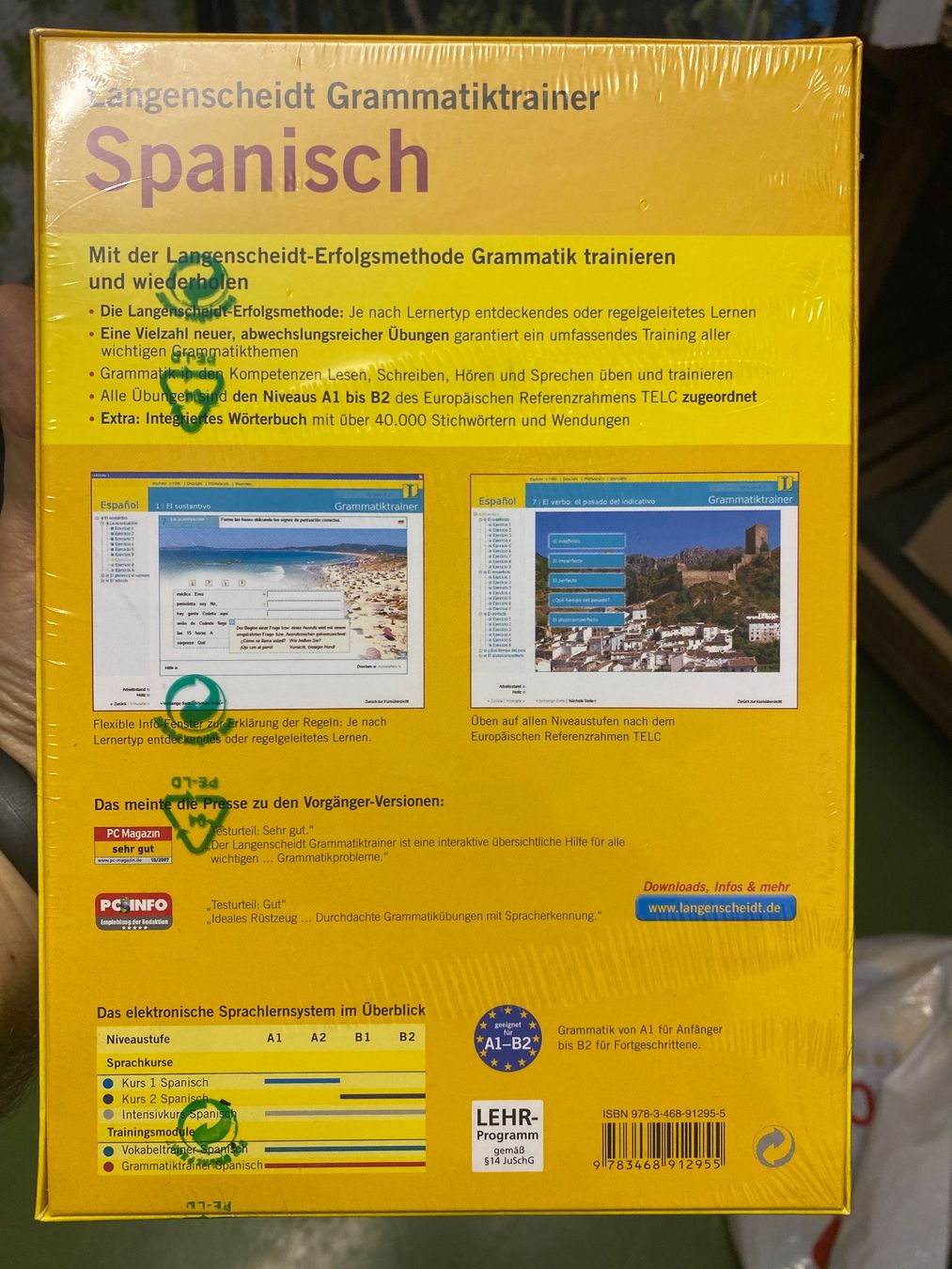 CD & DVD-Rohlinge: Langenscheidt Spanisch Grammatiktrainer V4.0, A1-B2 Top! – Neu und originalverpackt aus Basel von spider-loc 2