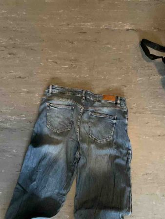 Damen Jeans blau Five-Pocket akzeptabler Zustand