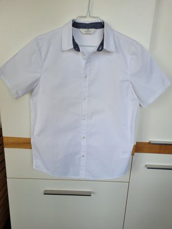 weisses Kurzarm Hemd Gr. 164